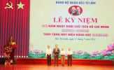 Quận Bắc Từ Liêm trao tặng Huy hiệu Đảng cho 277 đảng viên đợt 19/5