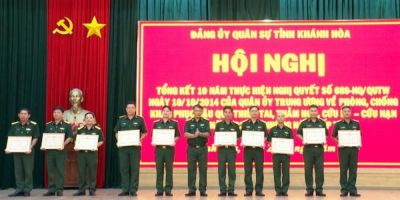 Đảng ủy Quân sự tỉnh Khánh Hòa: Lãnh đạo, chỉ đạo thực hiện hiệu quả công tác phòng, chống, khắc phục hậu thiên tai