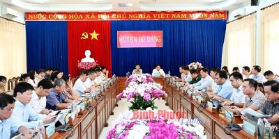 Giám sát tình hình phát triển kinh tế - xã hội của huyện Bù Đăng