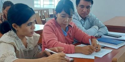 Ninh Thuận: Nâng cao năng lực cho thành viên Tổ truyền thông cộng đồng và Ban quản lý Địa chỉ tin cậy