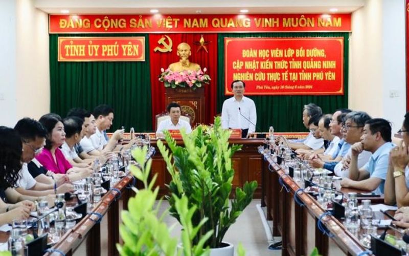 Đoàn học viên tỉnh Quảng Ninh nghiên cứu thực tế tại Phú Yên