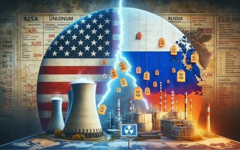Mỹ ra tay với uranium của Moscow, Ukraine 'cổ vũ' tiến tới tấn công đầu não năng lượng hạt nhân Nga