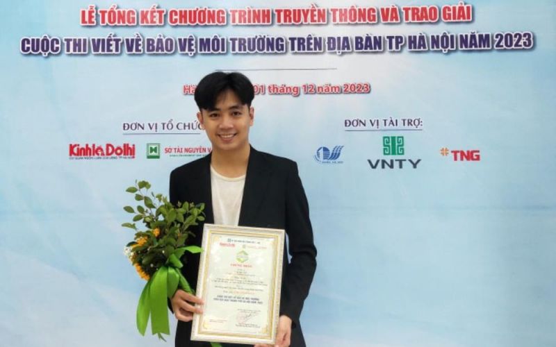 Báo Pháp luật Việt Nam đạt giải trong 'Cuộc thi viết về bảo vệ môi trường trên địa bàn TP Hà Nội năm 2023'