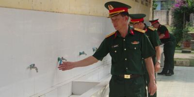 Bộ Chỉ huy Quân sự tỉnh kiểm tra công tác huấn luyện chiến sĩ mới tại Tiểu đoàn Bộ binh 5