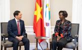 Bộ trưởng Ngoại giao Bùi Thanh Sơn thăm trụ sở OIF và gặp Tổng Thư ký Louise Mushikiwabo