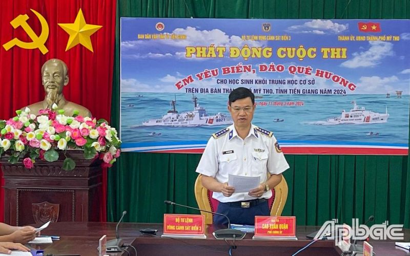 Bộ Tư lệnh Vùng Cảnh sát biển 3 phát động Cuộc thi trực tuyến 'Em yêu biển, đảo quê hương'