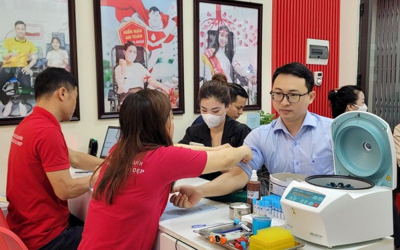 Các cơ sở y tế quận Ba Đình hưởng ứng hiến máu tình nguyện