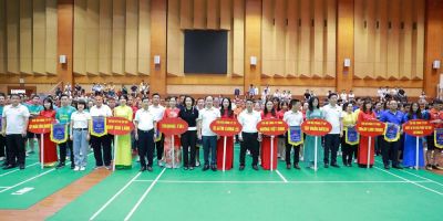 Đảng ủy Khối doanh nghiệp quận Long Biên tổ chức Ngày hội thể thao