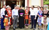 Đồng chí Bí thư Tỉnh ủy, Trưởng Đoàn ĐBQH tỉnh Chẩu Văn Lâm tiếp xúc cử tri tại huyện Lâm Bình