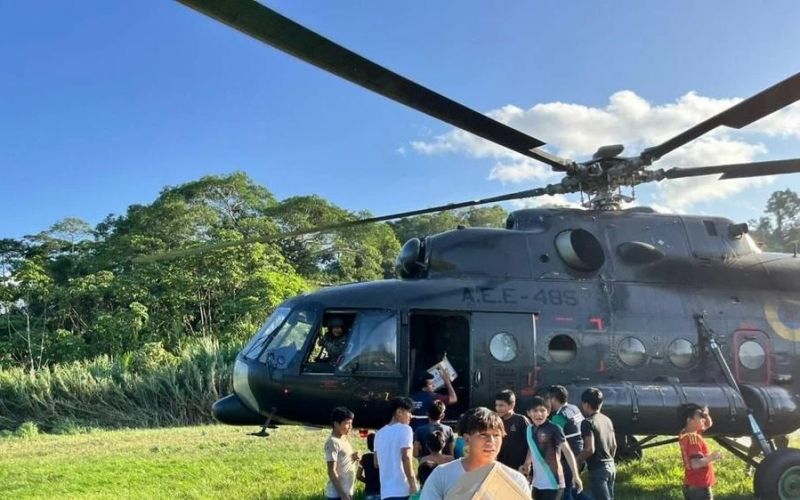 Ecuador: Rơi trực thăng quân đội khiến 8 người thiệt mạng