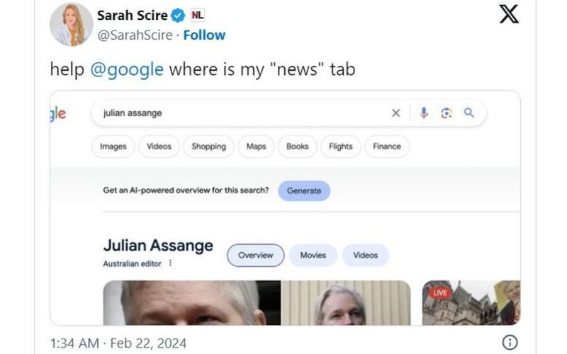 Google thử nghiệm loại bỏ thanh Tin tức khỏi kết quả tìm kiếm