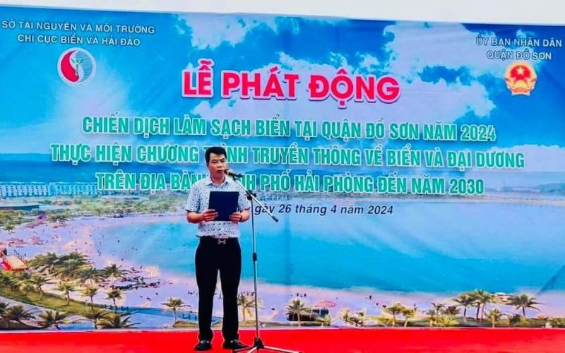 Hải Phòng: Phát động chiến dịch làm sạch biển tại quận Đồ Sơn năm 2024 'Vì một đại dương xanh'