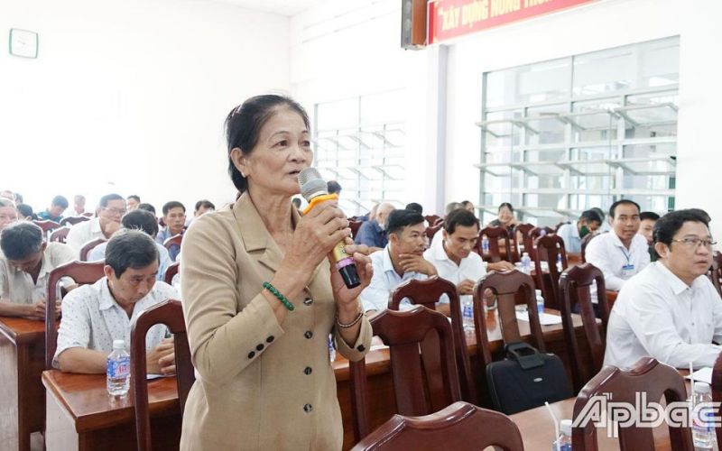 Huyện Cai Lậy: Phụ nữ tham gia xây dựng Đảng, chính quyền