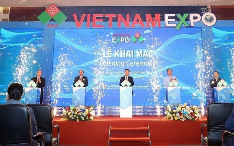 Khai mạc Hội chợ Thương mại Quốc tế Vietnam Expo 2024