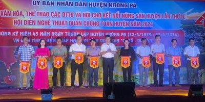 Khai mạc Ngày hội văn hóa, thể thao các dân tộc thiểu số huyện Krông Pa năm 2024