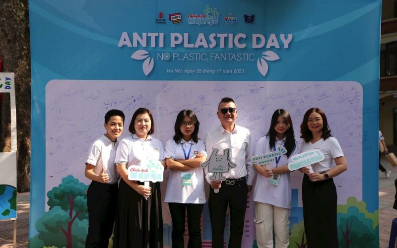 Ngày hội Anti Plastic Day - học sinh chung tay giảm thiểu rác thải nhựa