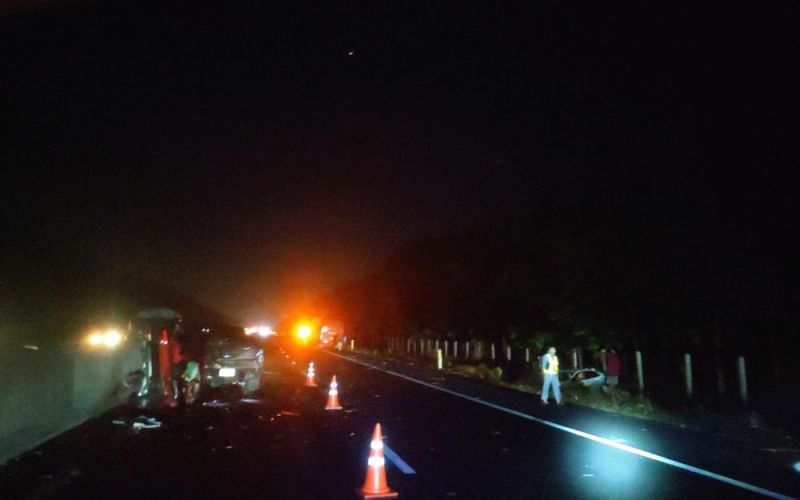 Tai nạn liên hoàn giữa 4 ô tô trên cao tốc Phan Thiết - Dầu Giây