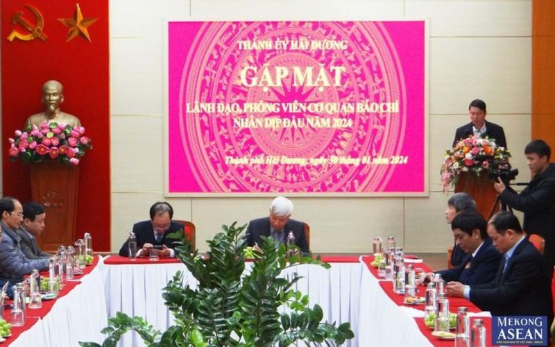 Thành phố Hải Dương gặp mặt đại diện các cơ quan báo chí nhân dịp đầu năm