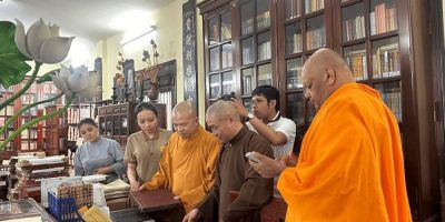 TTK Phật giáo Sri Lanka thăm Trung tâm Tư liệu PGVN